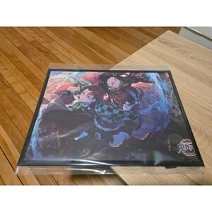 Demon Slayer Tanjiro Nezuko Kamado Framed Wall Art Anime Poster Black Frame